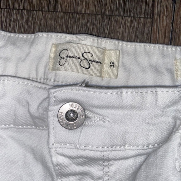 Jessica Simpson size 32 white denim - Picture 4 of 6